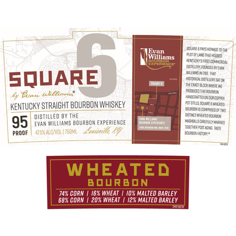 Evan Williams Square 6 Wheated Kentucky Straight Bourbon