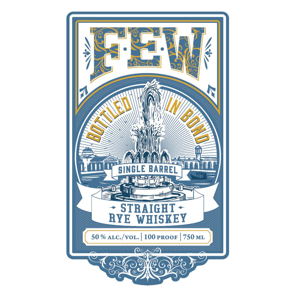 FEW Bottled in Bond Straight Rye Whiskey