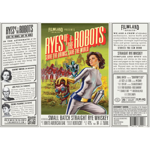 Filmland Spirits Ryes of The Robots Straight Rye