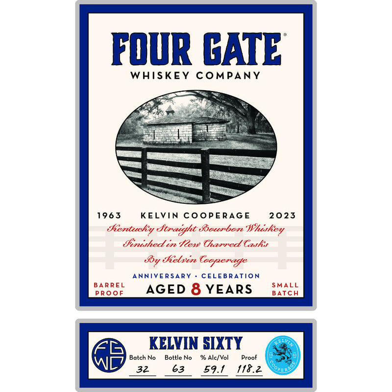 Four Gate Kelvin Sixty 8 Year Old Straight Bourbon