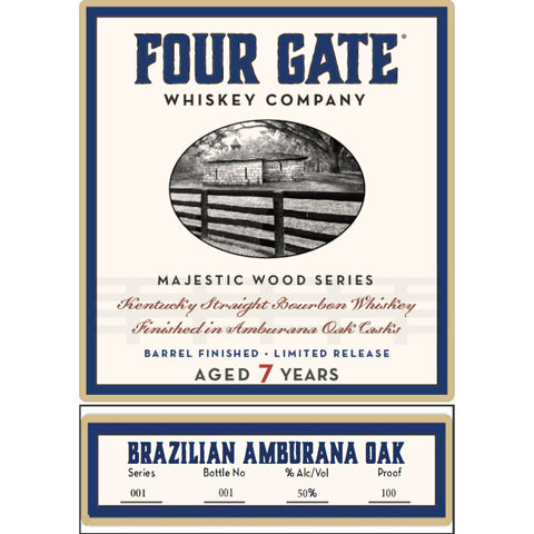 Four Gate Majestic Wood Series Amburana Oak Bourbon