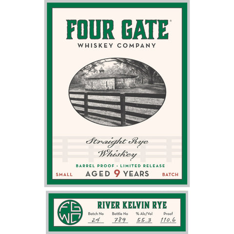 Four Gate River Kelvin Rye Whiskey