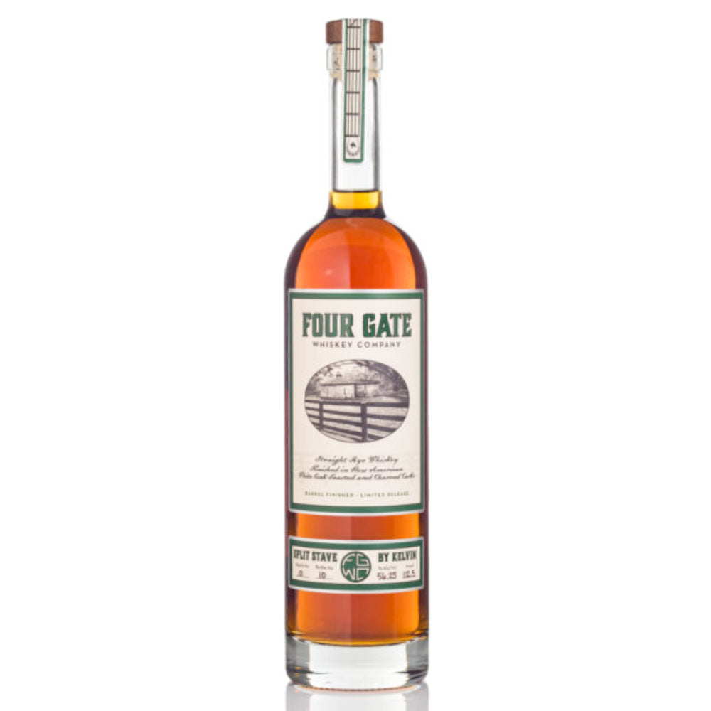 Four Gate Split Stave By Kelvin Rye Whiskey Batch 10