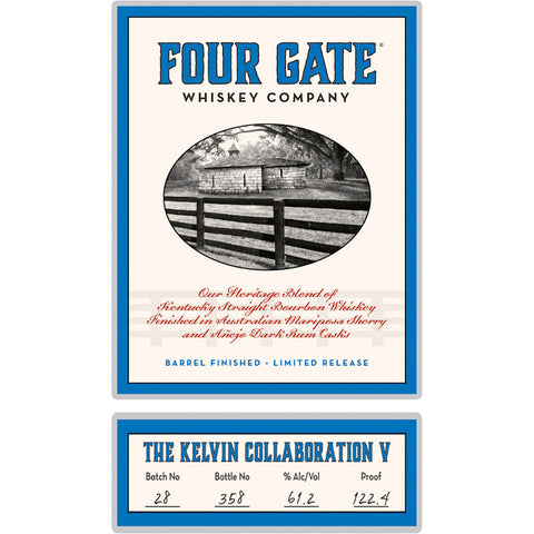 Four Gate The Kelvin Collaboration V Kentucky Straight Bourbon