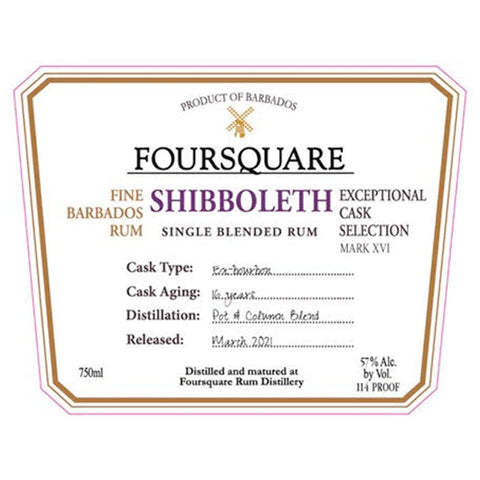 Foursquare Shibboleth 16 Year Old