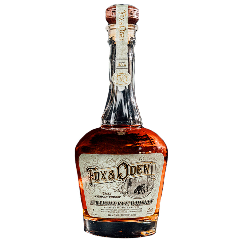 Fox & Oden Straight Rye Whiskey