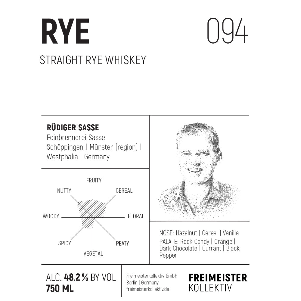 Freimeister Kollektiv Straight Rye Whiskey 094