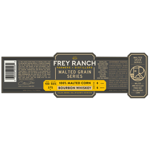 Frey Ranch Malted Grain Series 100% Malted Bourbon Whiskey