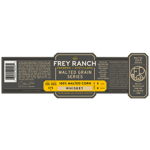 Frey Ranch Malted Grain Series 100% Malted Corn Whiskey