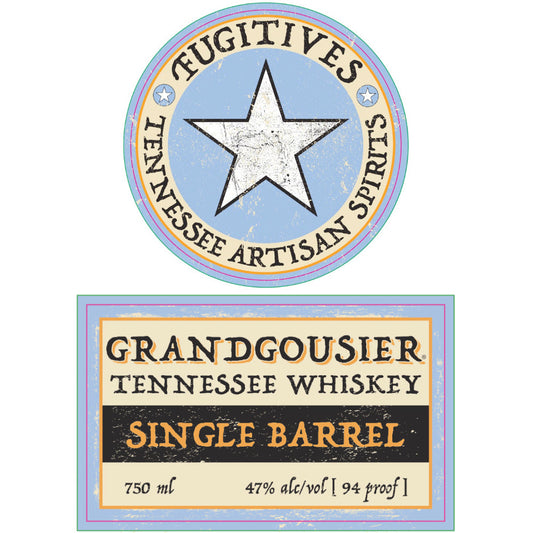 Fugitives Grandgousier Single Barrel Tennessee Whiskey