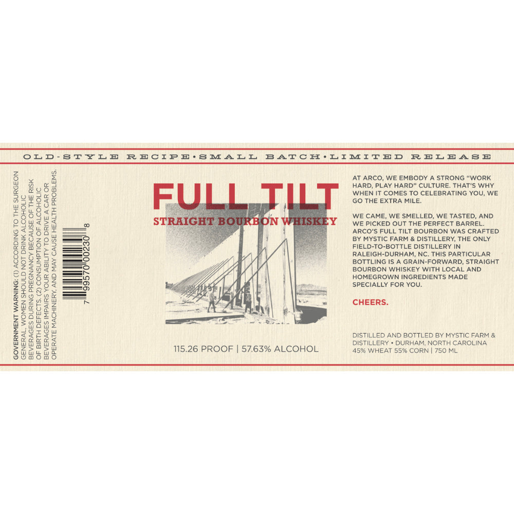 Full Tilt Straight Bourbon Whiskey