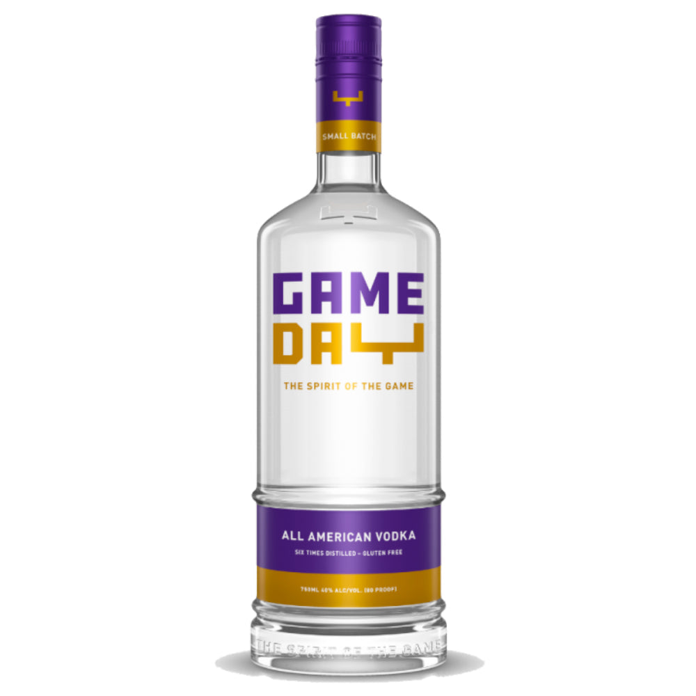 GameDay Vodka Purple & Gold