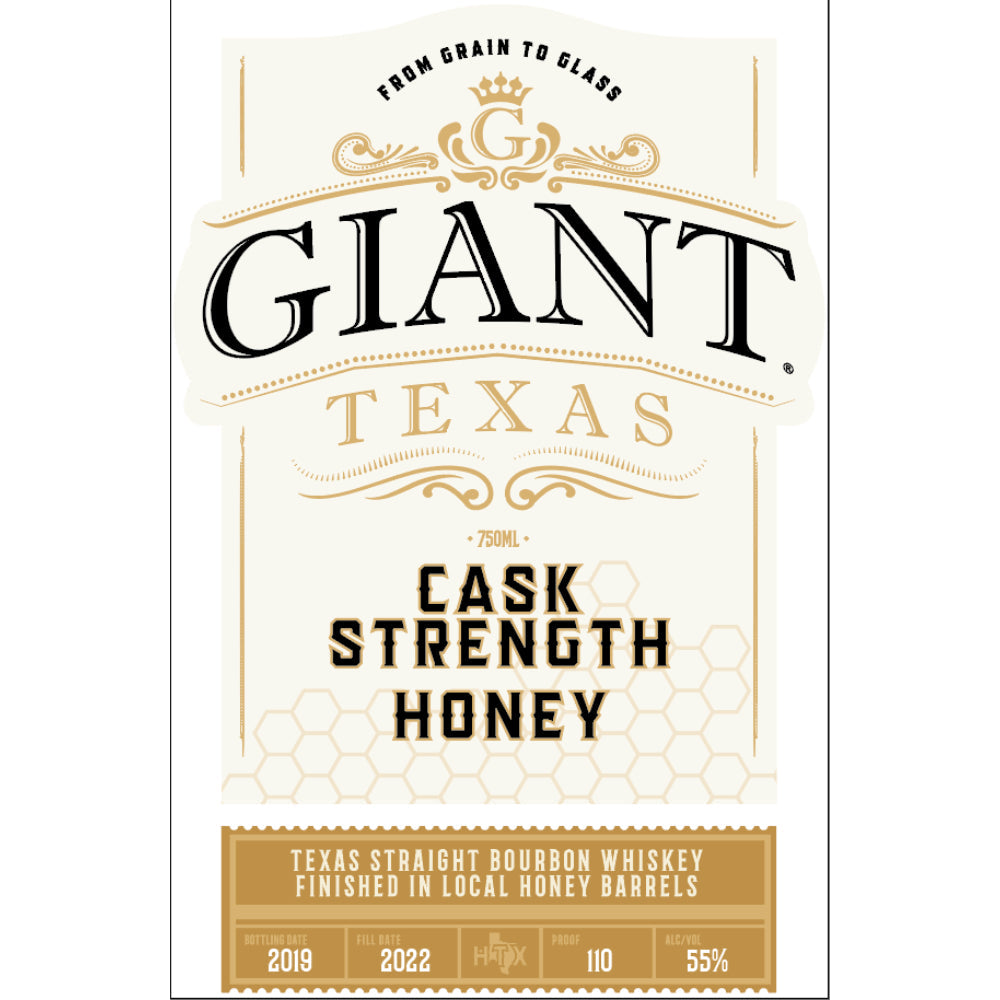 Giant Texas Cask Strength Honey Bourbon