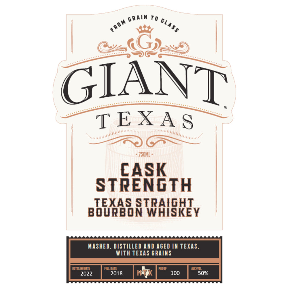 Giant Texas Cask Strength Straight Bourbon