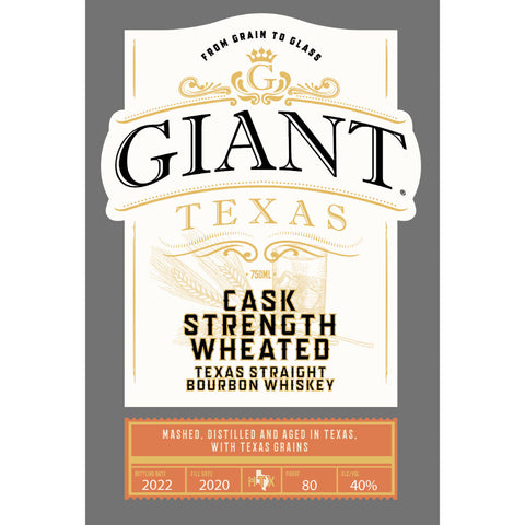 Giant Texas Cask Strength Wheated Straight Bourbon