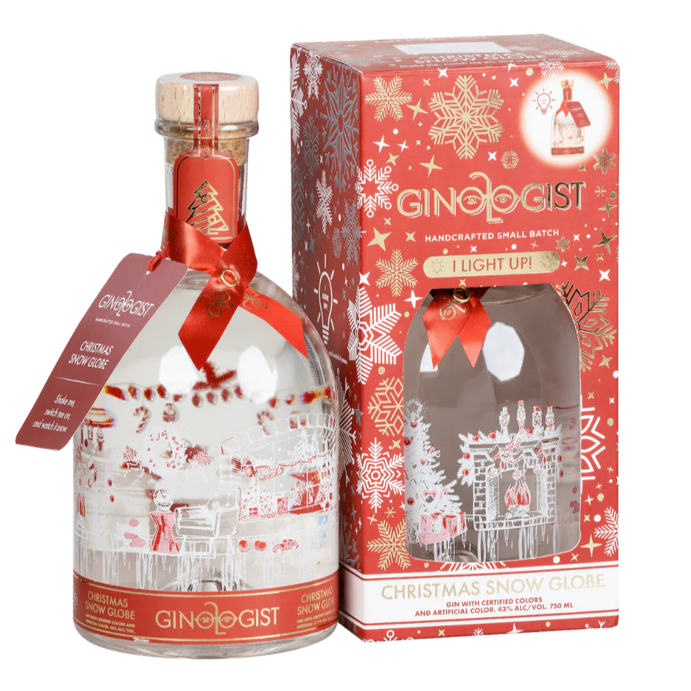 Ginologist Christmas Snow Globe Gin