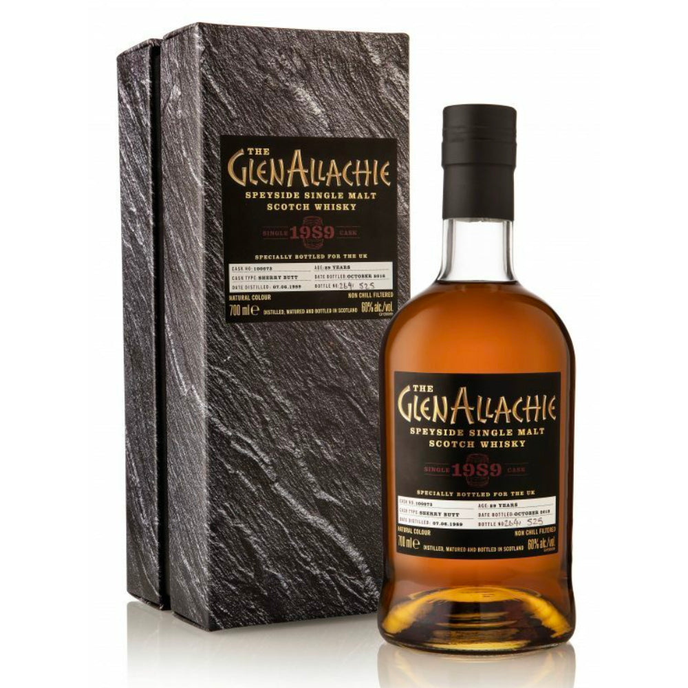 GlenAllachie 29 Year Old, 1989, Sherry Butt, Single Cask #2510