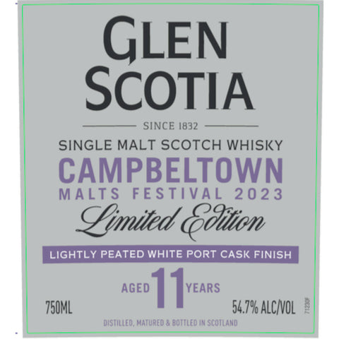 Glen Scotia Campbeltown Malts Festival 2023