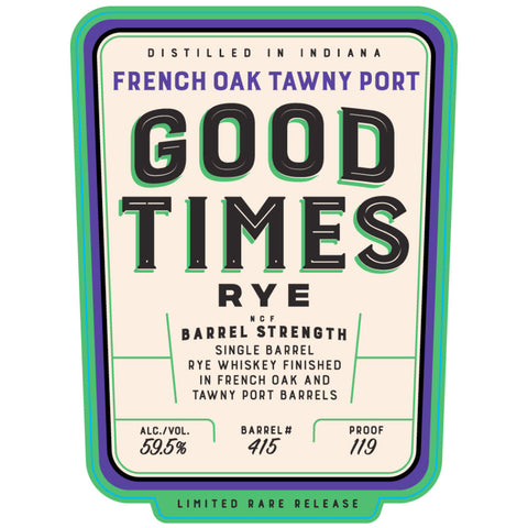 Good Times French Oak Tawny Port Rye