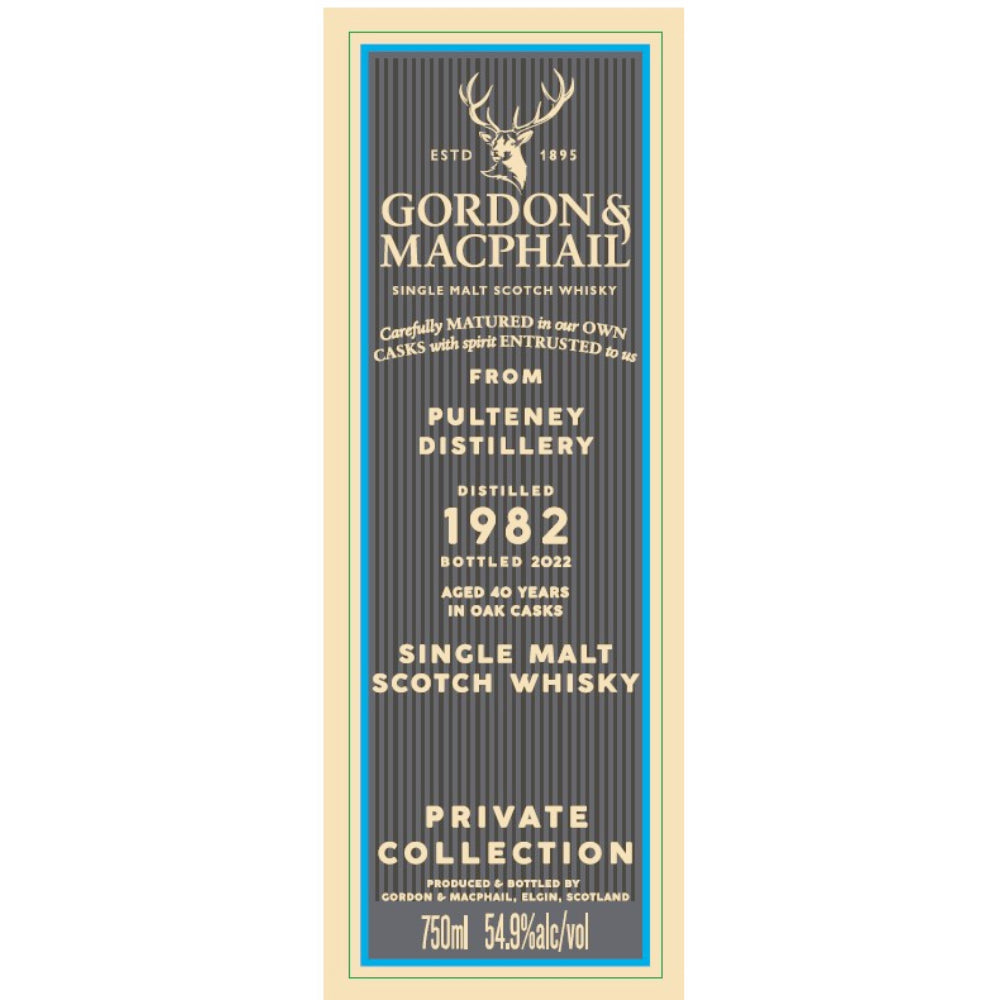 Gordon & MacPhail 1982 Pulteney 40 Year Old