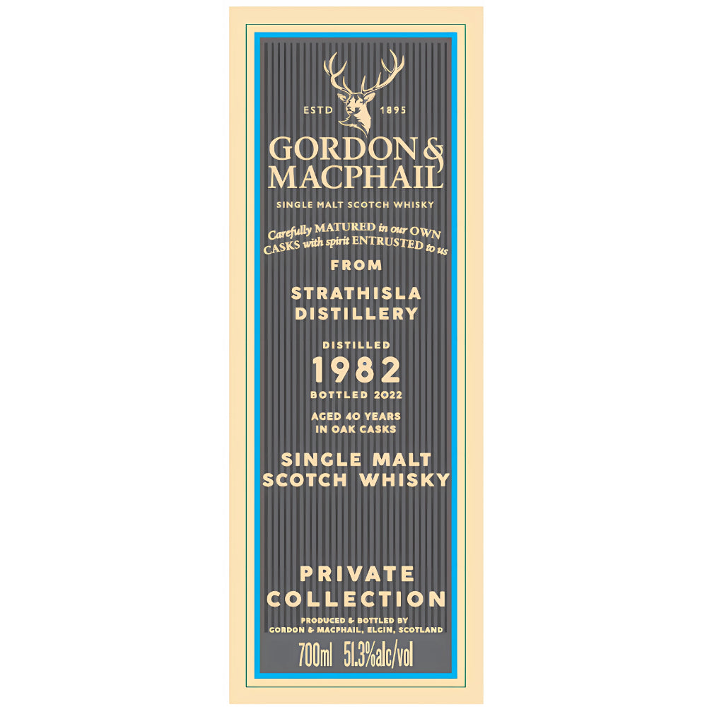 Gordon & Macphail 1982 Strathisla 40 Year Old Private Collection