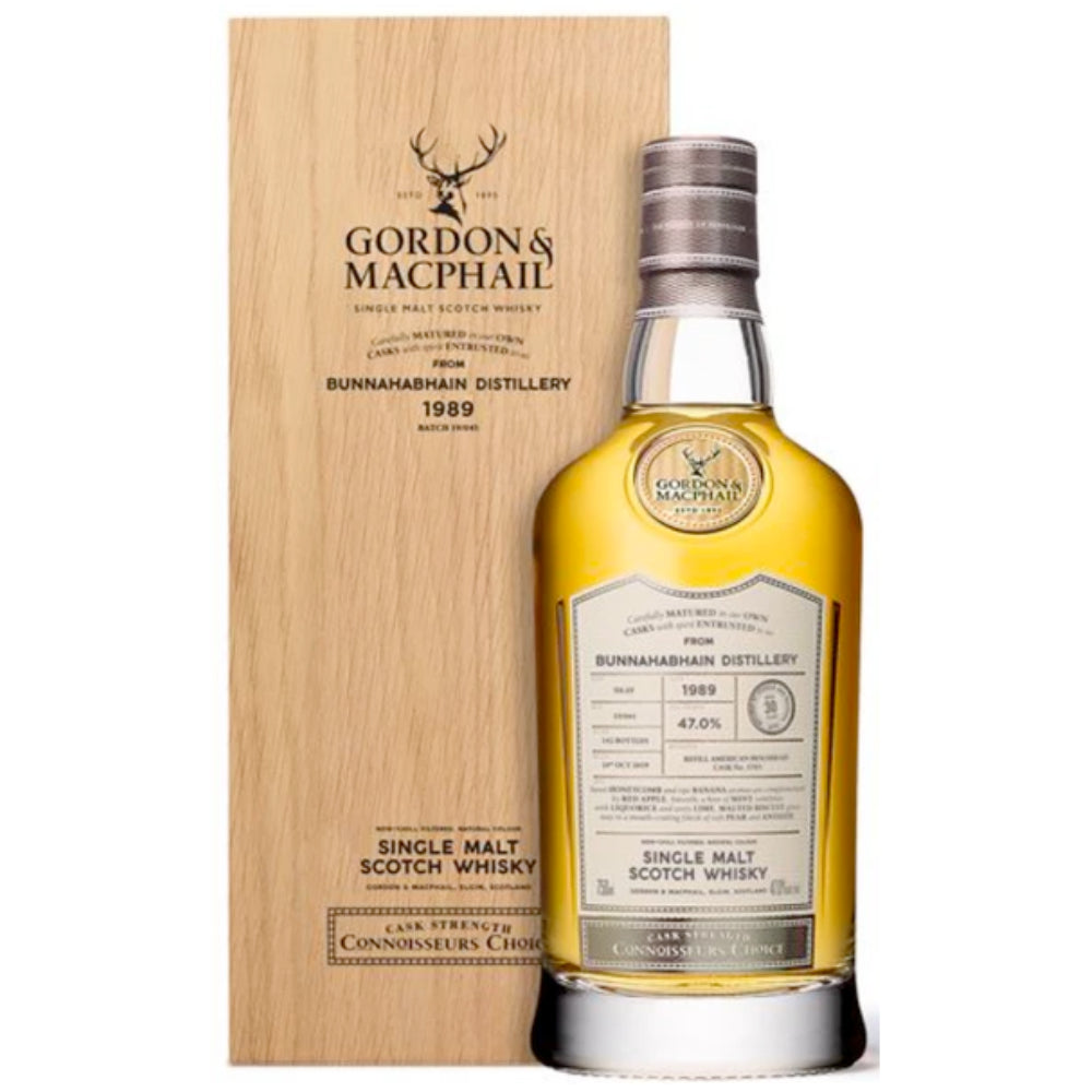 Gordon & Macphail 1989 Bunnahabhain Connoisseurs Choice 28 Year Old