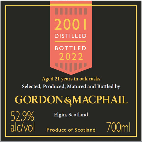 Gordon & Macphail 2001 Macallan 21 Year Old