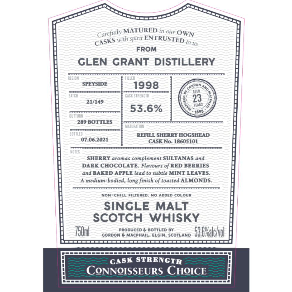 Gordon & Macphail Glen Grant 23 Year Old Connoisseurs Choice