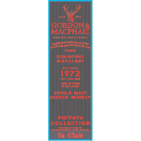 Gordon & Macphail Tomintoul Distillery 48 Year Old Single Malt Scotch