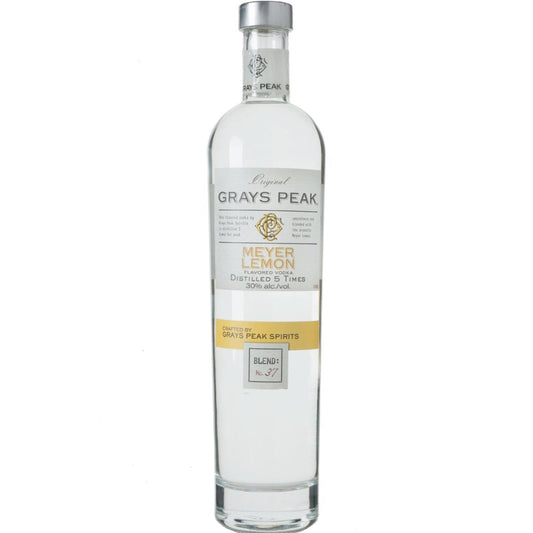 Grays Peak Meyer Lemon Vodka