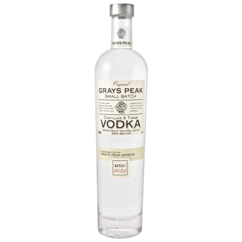 Grays Peak Vodka