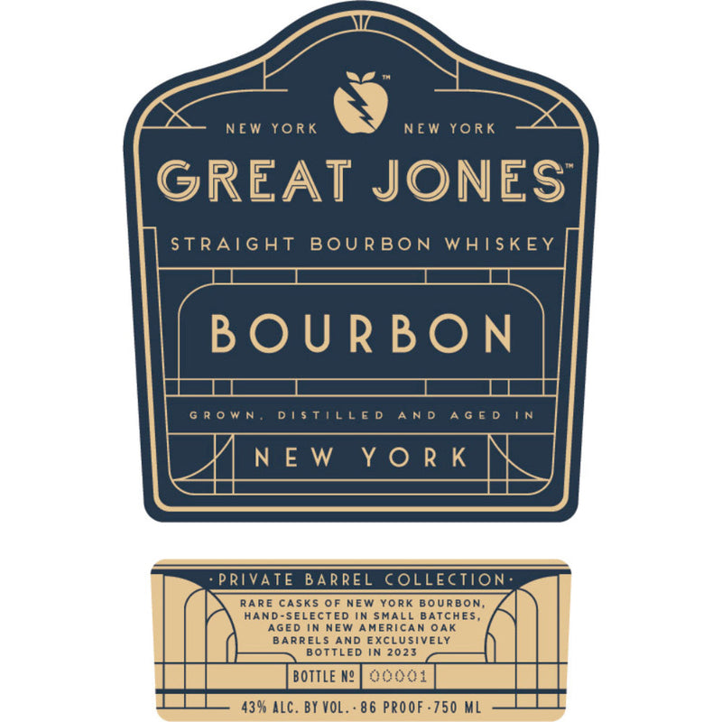Great Jones Private Barrel Collection Straight Bourbon