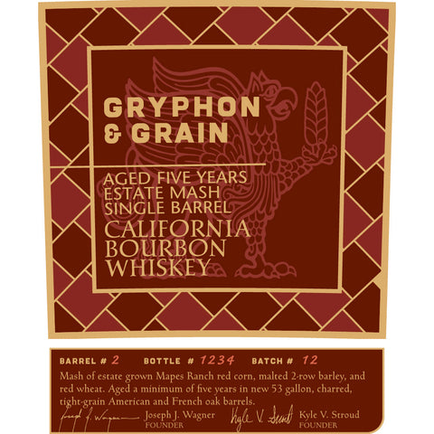 Gryphon & Grain Bourbon Whiskey Batch #12