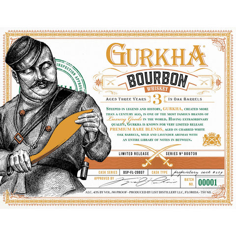 Gurkha 3 Year Old Bourbon
