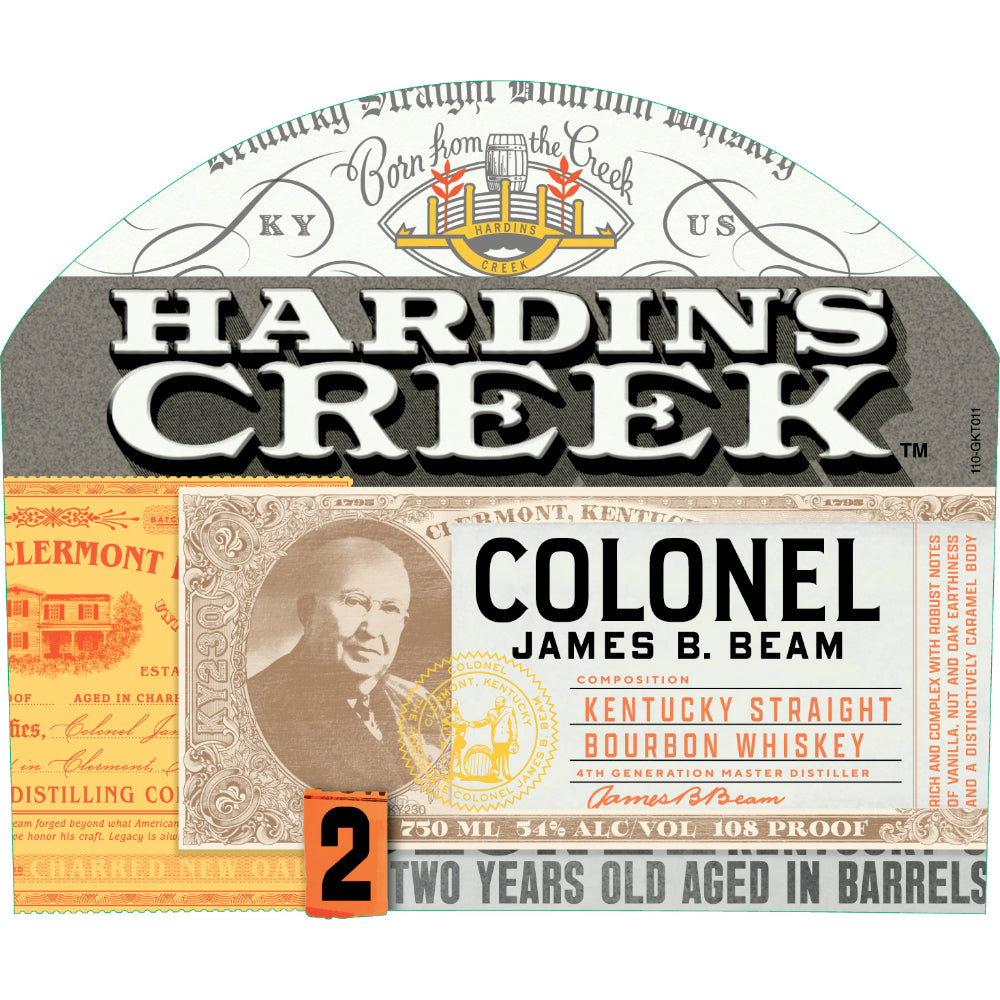 Hardin’s Creek Colonel James B. Beam Straight Bourbon