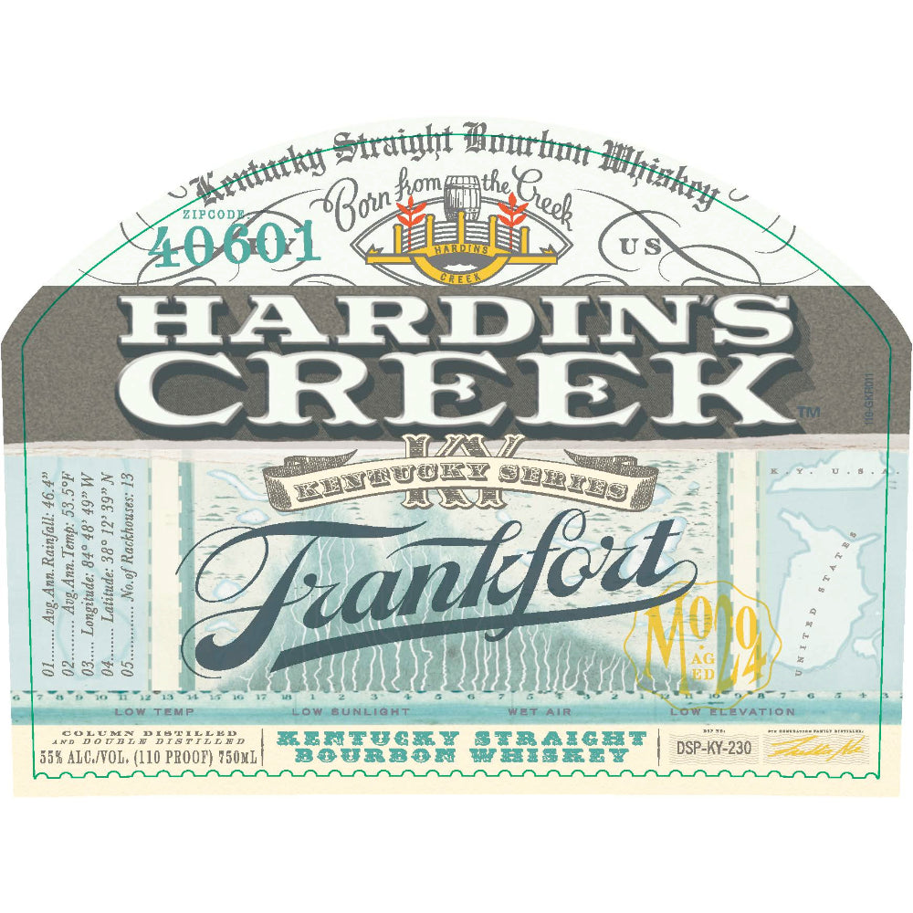 Hardin’s Creek Kentucky Series Frankfort Bourbon