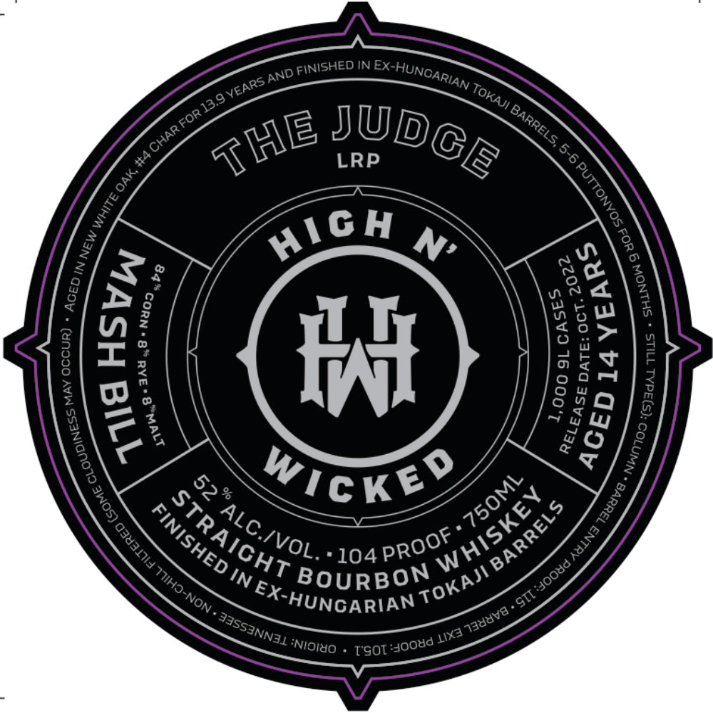 High N’ Wicked The Judge Straight Bourbon