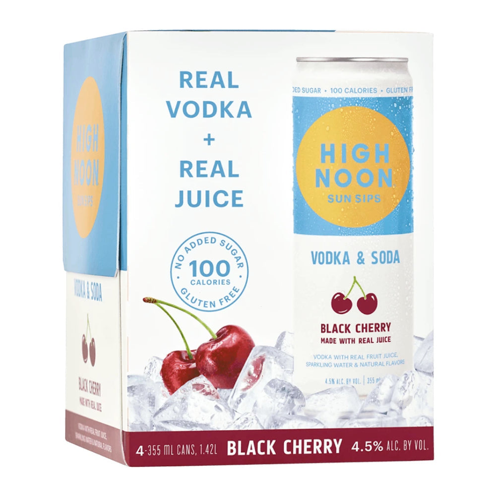 High Noon Black Cherry 4 Pack