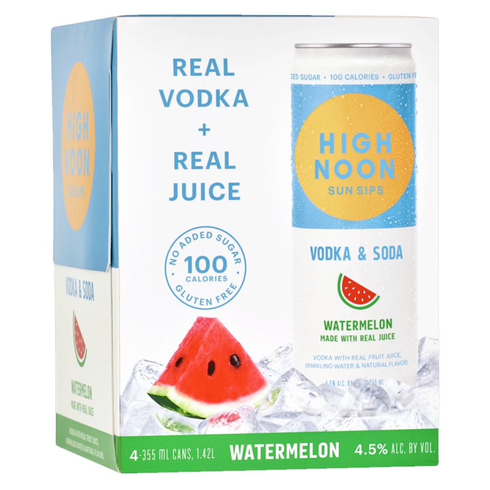 High Noon Watermelon 4 Pack