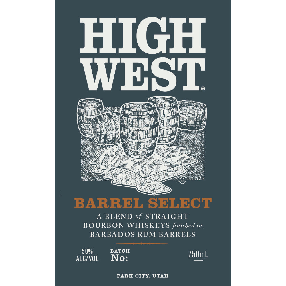 High West Barrel Select Straight Bourbon Finished in Barbados Rum Casks