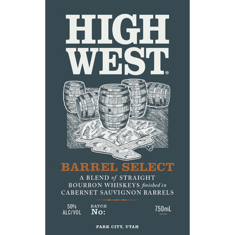 High West Barrel Select Straight Bourbon Finished in Cabernet Sauvignon Barrels