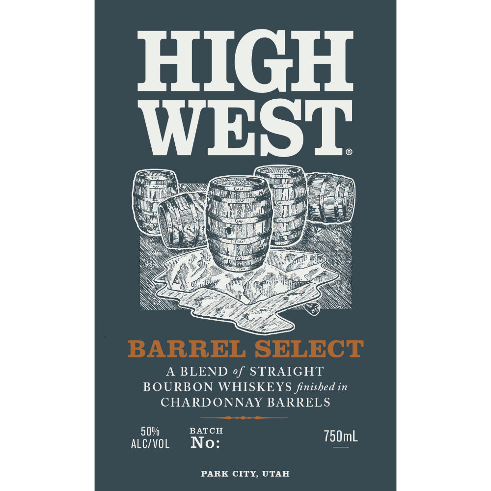 High West Barrel Select Straight Bourbon Finished in Chardonnay Rum Barrels