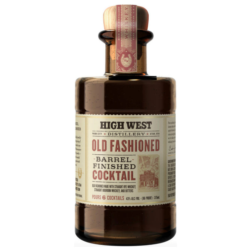 High West Old Fashioned Barrel Finished Cocktail 375mL