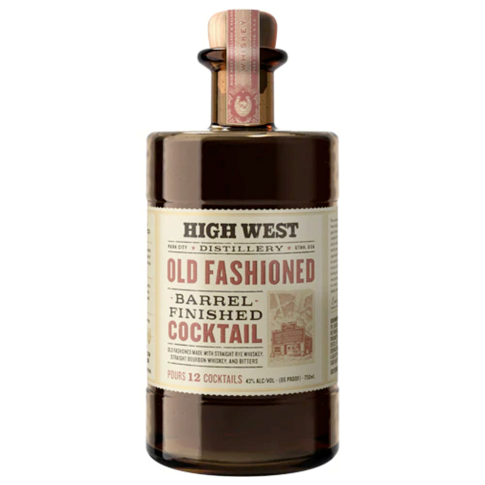 High West Old Fashioned Barrel Finished Cocktail