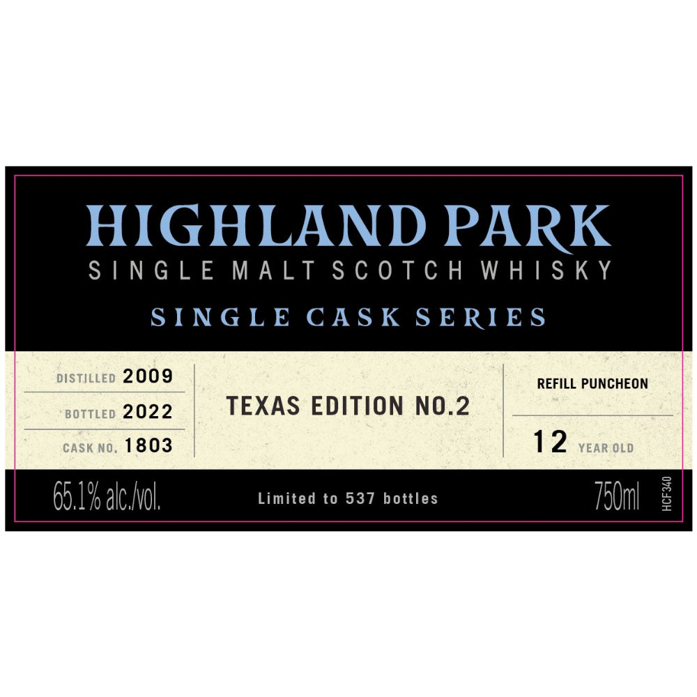 Highland Park Single Cask Series Texas Edition No. 2