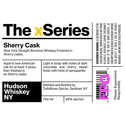 Hudson Whiskey The xSeries Sherry Cask Straight Bourbon