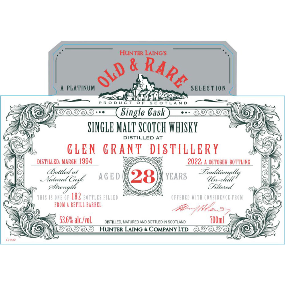 Hunter Laing’s Old & Rare 28 Year Old Glen Grant