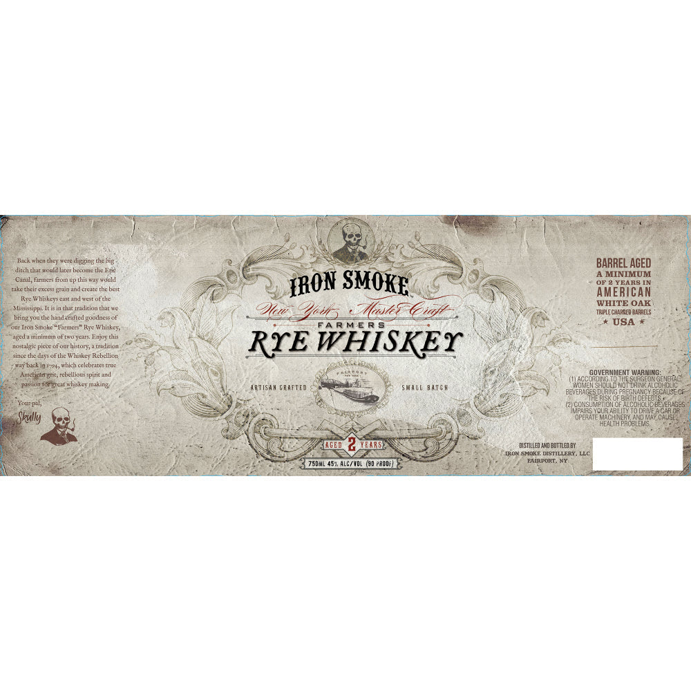 Iron Smoke Farmers Rye Whiskey