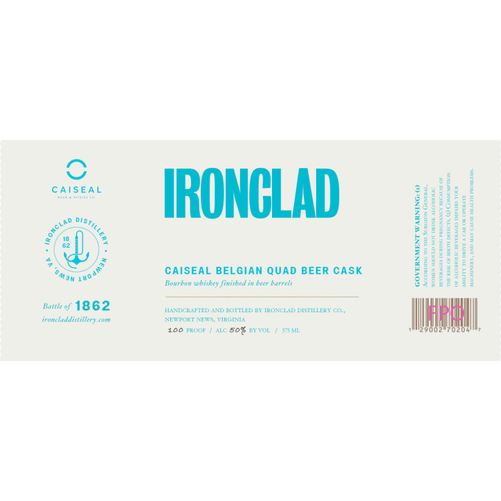 Ironclad Caiseal Belgian Quad Beer Cask Bourbon