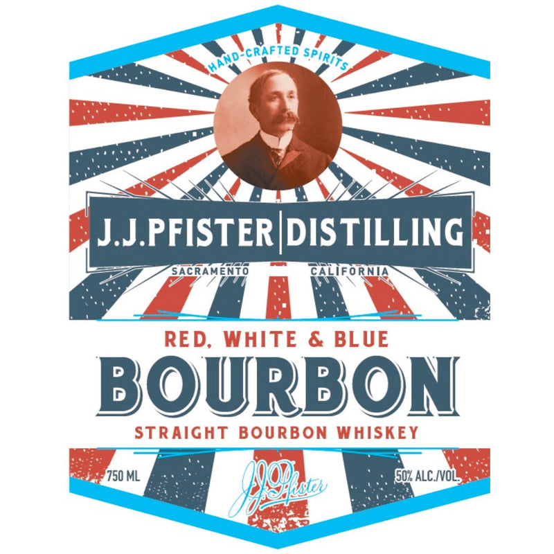 J.J. Pfister Red, White & Blue Straight Bourbon